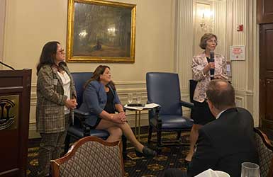 Chief Judge Virginia M. Kendall and Former Chief Judge Rebecca R. Pallmeyer